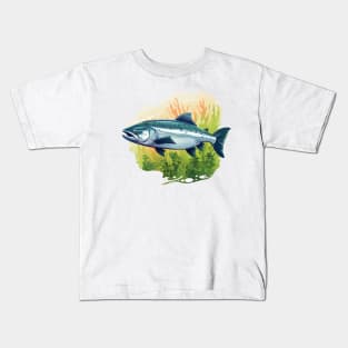 Pacific Northwest Salmon Kids T-Shirt